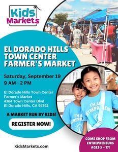 Kids Markets at El Dorado Hills Town Center Farmer's Market