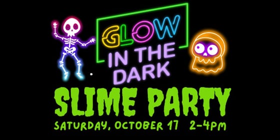 Glow in the Dark Slime Party