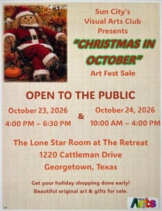 Christmas in October Art Fest Sale