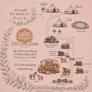 The Peaceful Pumpkin Patch at The Old Citrus Estate