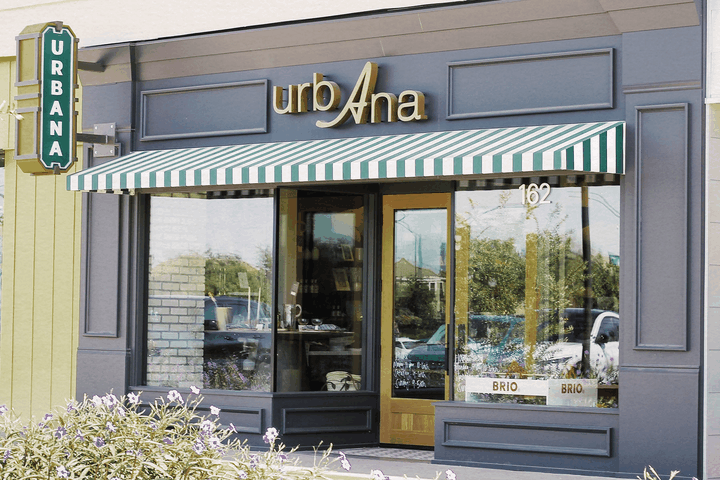 Two views of urbAna's Gilbert storefront