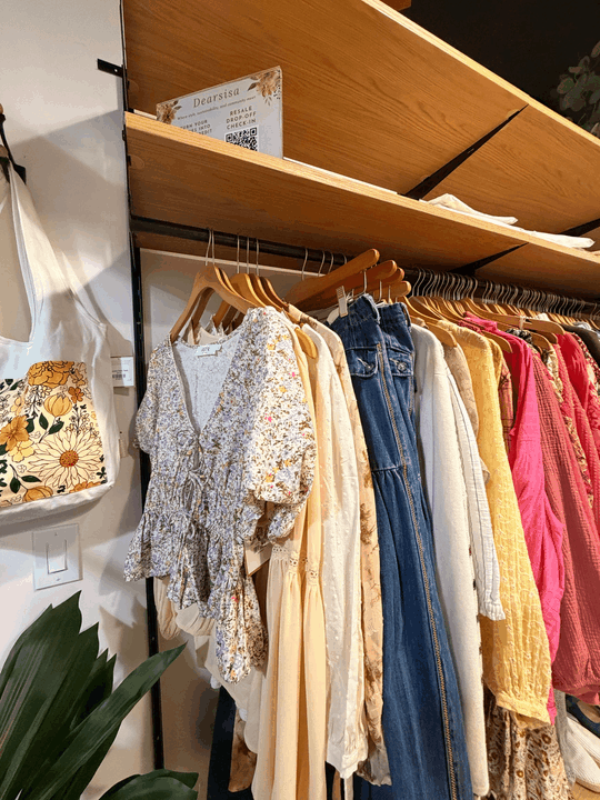 Clothing at DearSisa Boutique, 1115 Front Street, Suite 3, Sacramento, California