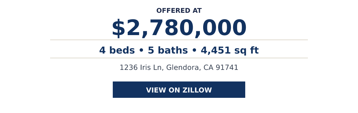 1236 Iris Ln, Glendora, CA 91741 - 4 beds • 5 baths • 4,451 sq ft