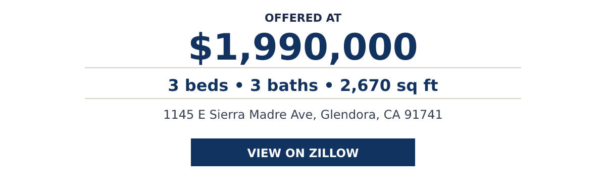 1145 E Sierra Madre Ave, Glendora, CA 91741 - 3 beds   •   3 baths   •   2,670 sq ft