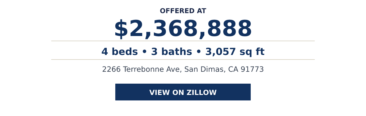 2266 Terrebonne Ave, San Dimas, CA 91773 - 4 beds   •   3 baths   •   3,057 sq ft