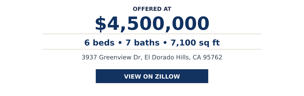 3937 Greenview Dr, El Dorado Hills, CA 95762 - 6 beds   •   7 baths   •   7,100 sq ft