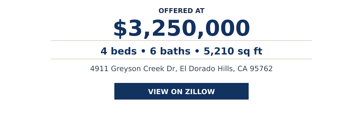 4911 Greyson Creek Dr, El Dorado Hills, CA 95762 - 4 beds   •   6 baths   •   5,210 sq ft
