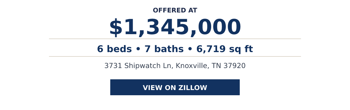 3731 Shipwatch Ln, Knoxville, TN 37920 - 6 beds • 7 baths • 6,719 sq ft