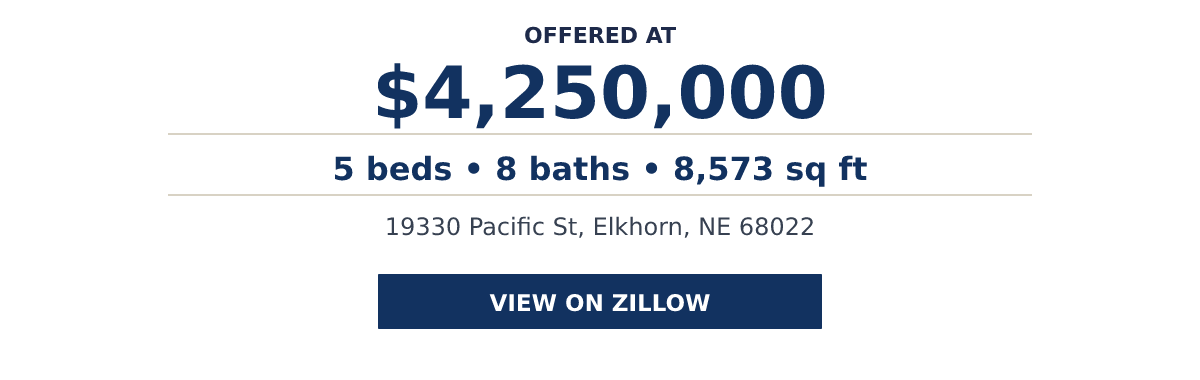 19330 Pacific St, Elkhorn, NE 68022 - 5 beds • 8 baths • 8,573 sq ft